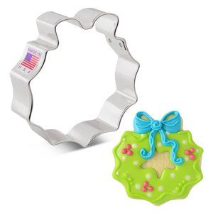 Holiday Wreath Cookie Cutter NWT | Made In USA | Ann Clark Metal Cookie Cutters